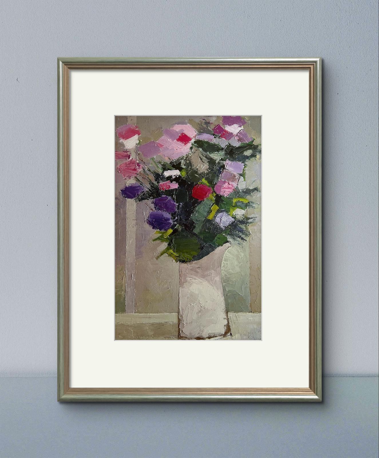 The White Jug – Paul Donaghy Original Floral Still Life Painting