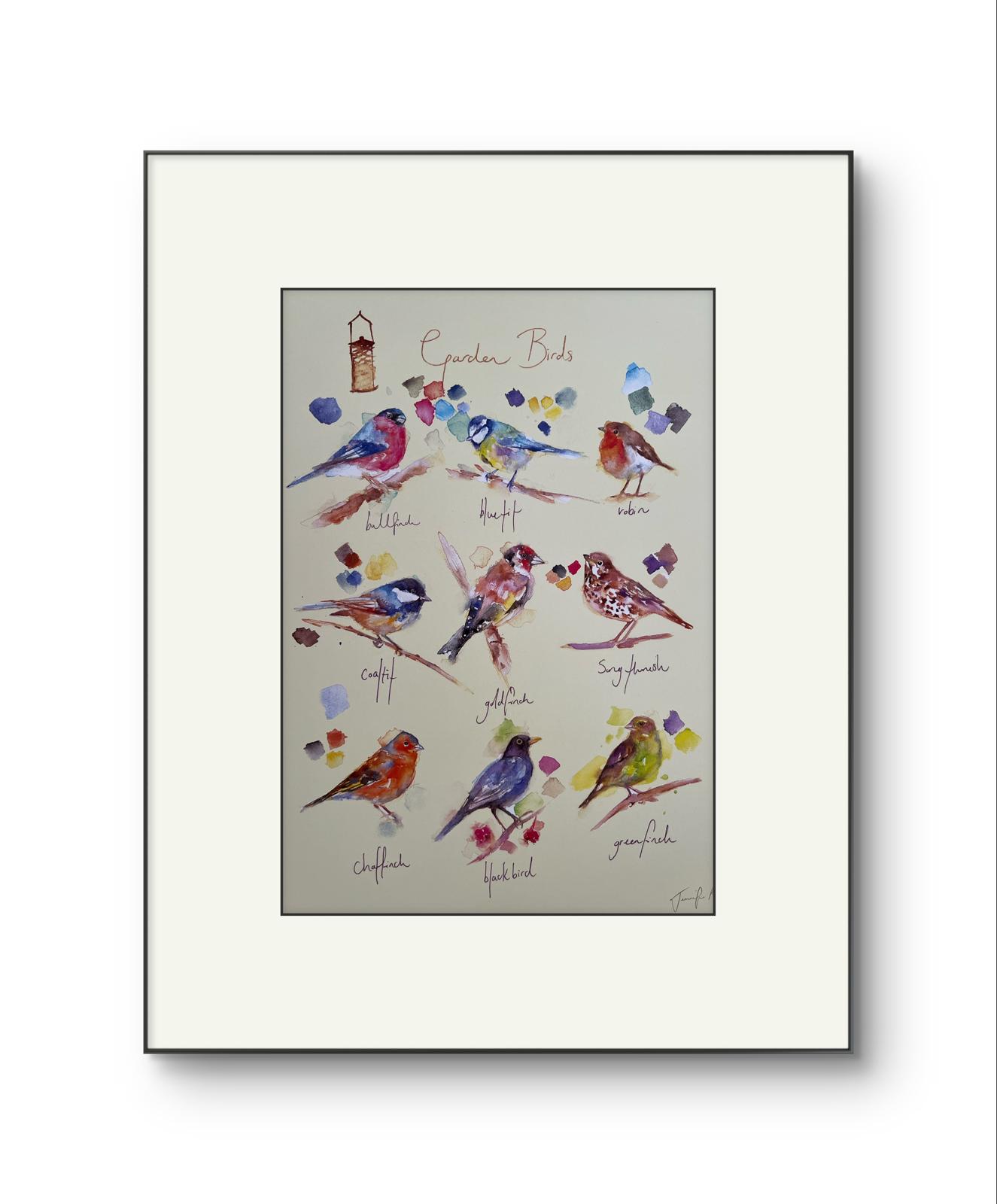 Garden Birds Collection – Jennifer Rose Watercolour