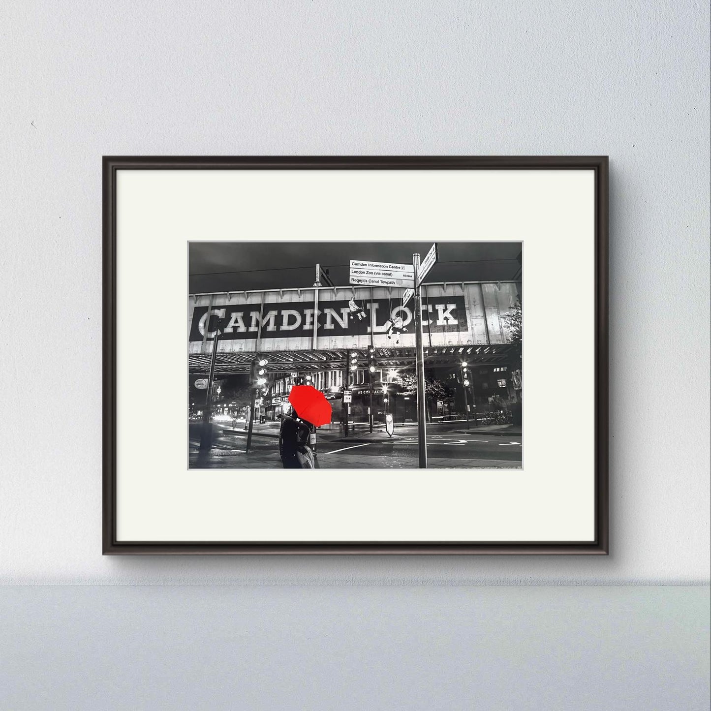 Camden Town London – Vibrant Abstract Cityscape Art Print