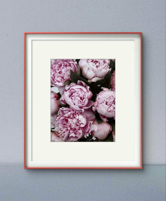 Lush Peony Bouquet – Elegant Floral Art Print in Soft, Natural Hues