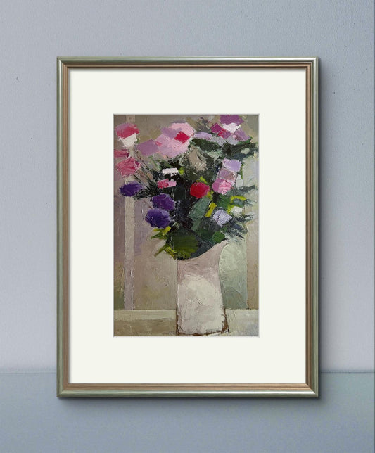 The White Jug – Paul Donaghy Original Floral Still Life Painting