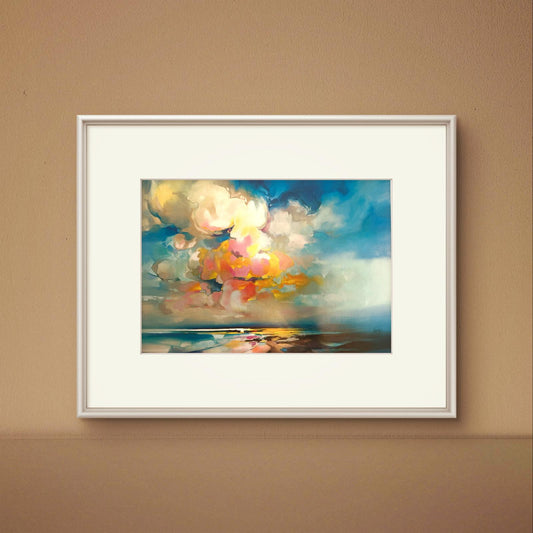 Jura Blue – Scott Naismith Evocative Abstract Landscape Art Print