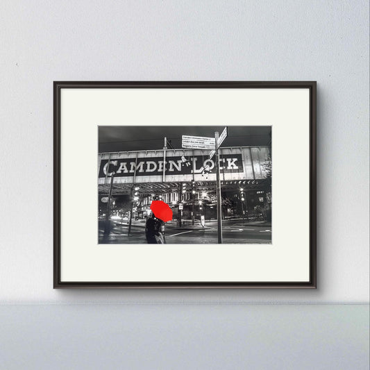 Camden Town London – Vibrant Abstract Cityscape Art Print