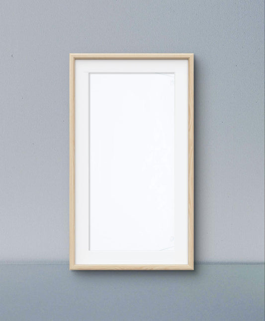 Oak Frame – Natural Wood Photo & Art Mount Frame